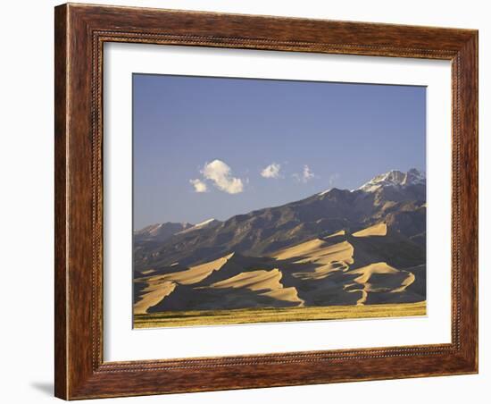 Sand Dunes at Dusk, Great Sand Dunes National Park, Colorado-James Hager-Framed Photographic Print