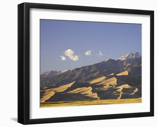 Sand Dunes at Dusk, Great Sand Dunes National Park, Colorado-James Hager-Framed Photographic Print