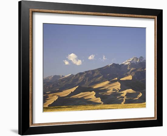 Sand Dunes at Dusk, Great Sand Dunes National Park, Colorado-James Hager-Framed Photographic Print