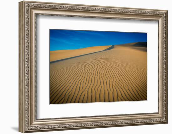 Sand Dunes at Huacachina Oasis, Peru, South America-Laura Grier-Framed Photographic Print