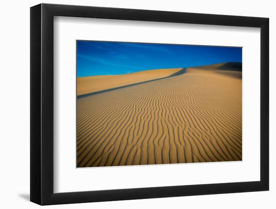 Sand Dunes at Huacachina Oasis, Peru, South America-Laura Grier-Framed Photographic Print