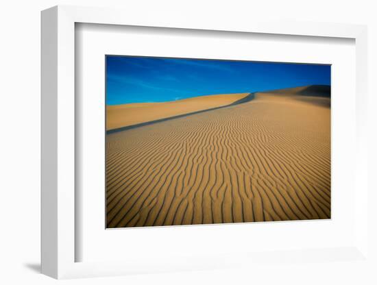 Sand Dunes at Huacachina Oasis, Peru, South America-Laura Grier-Framed Photographic Print