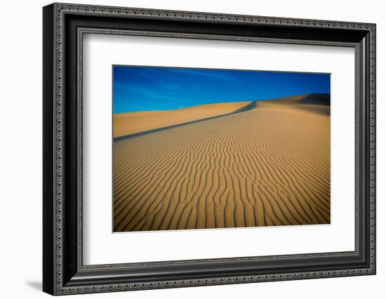 Sand Dunes at Huacachina Oasis, Peru, South America-Laura Grier-Framed Photographic Print