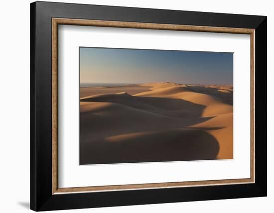 Sand Dunes at Sunset Near Swakopmund in Namibia-Alex Saberi-Framed Photographic Print