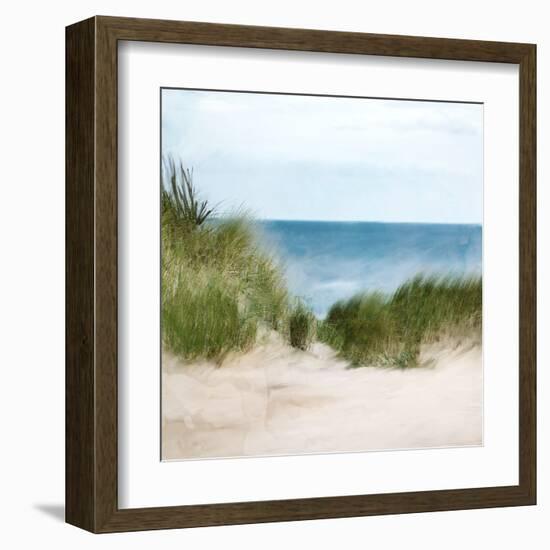 Sand Dunes Beach-Kimberly Allen-Framed Art Print