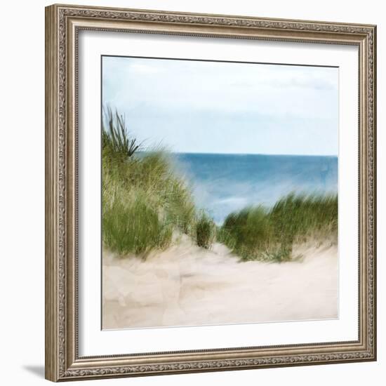 Sand Dunes Beach-Kimberly Allen-Framed Art Print