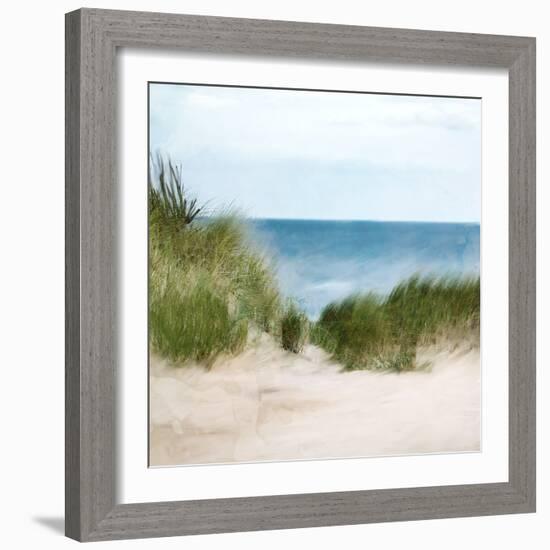 Sand Dunes Beach-Kimberly Allen-Framed Art Print