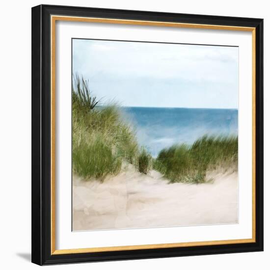 Sand Dunes Beach-Kimberly Allen-Framed Art Print