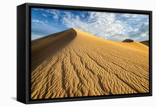 Sand Dunes, Desert in Death Valley.-lucky-photographer-Framed Premier Image Canvas