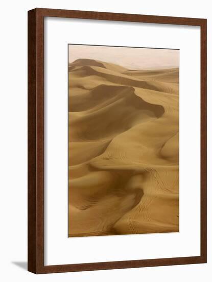 Sand Dunes, Dubai, United Arab Emirates, Middle East-Balan Madhavan-Framed Photographic Print