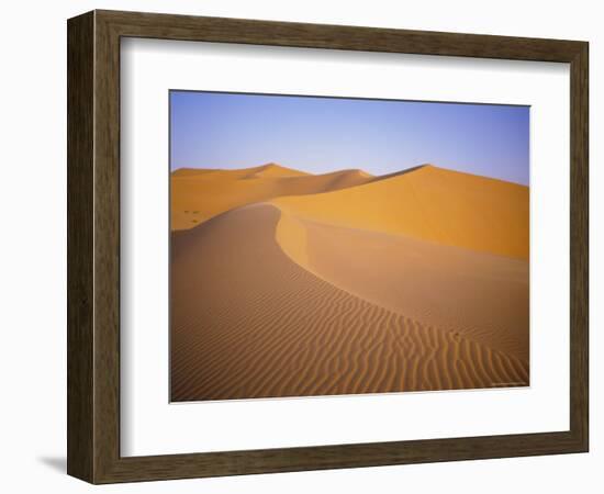 Sand Dunes, Grand Erg Occidental, Sahara Desert, Algeria, Africa-Geoff Renner-Framed Photographic Print