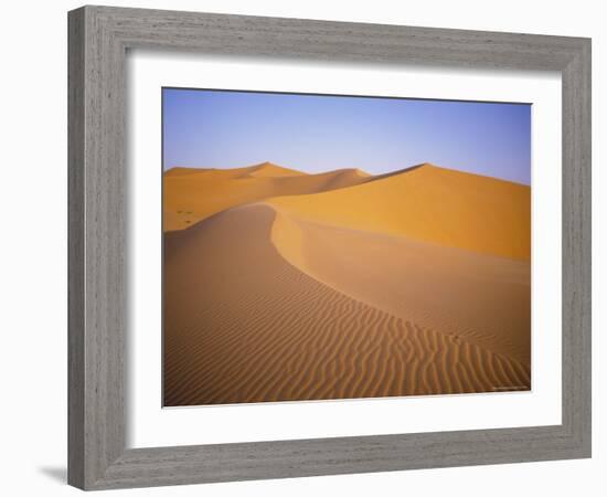 Sand Dunes, Grand Erg Occidental, Sahara Desert, Algeria, Africa-Geoff Renner-Framed Photographic Print