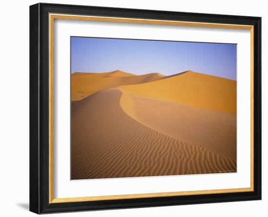 Sand Dunes, Grand Erg Occidental, Sahara Desert, Algeria, Africa-Geoff Renner-Framed Photographic Print
