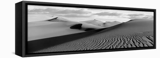 Sand Dunes in a Desert, Great Sand Dunes National Park, Colorado, USA-null-Framed Premier Image Canvas