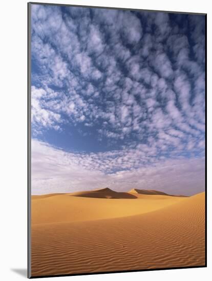 Sand Dunes in Erg Chebbi Sand Sea, Sahara Desert, Near Merzouga, Morocco, North Africa, Africa-Lee Frost-Mounted Photographic Print