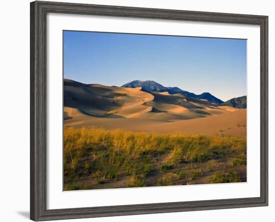 Sand Dunes in Mesquite Flat, Death Valley National Park, California, USA-Bernard Friel-Framed Photographic Print