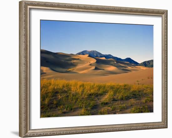 Sand Dunes in Mesquite Flat, Death Valley National Park, California, USA-Bernard Friel-Framed Photographic Print