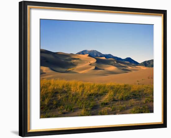 Sand Dunes in Mesquite Flat, Death Valley National Park, California, USA-Bernard Friel-Framed Photographic Print