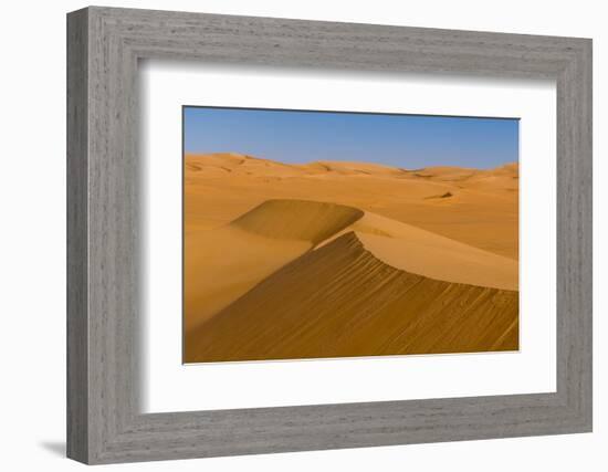 Sand dunes in the Erg Awbari. Fezzan, Libya-Sergio Pitamitz-Framed Photographic Print