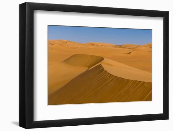 Sand dunes in the Erg Awbari. Fezzan, Libya-Sergio Pitamitz-Framed Photographic Print