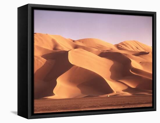 Sand Dunes in the Erg-Thonig-Framed Premier Image Canvas