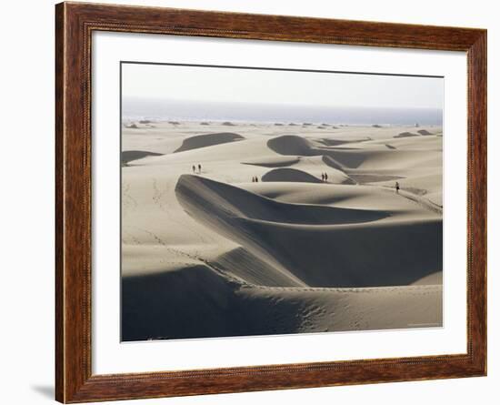 Sand Dunes, Maspalomas, Gran Canaria, Canary Islands, Spain-Roy Rainford-Framed Photographic Print