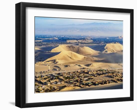 Sand dunes of Ica Desert near Huacachina, Ica Region, Peru, South America-Karol Kozlowski-Framed Photographic Print