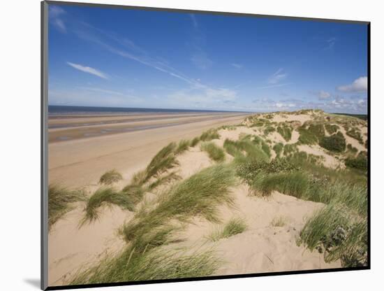 Sand Dunes on Beach, Formby Beach, Lancashire, England, United Kingdom, Europe-Jean Brooks-Mounted Photographic Print