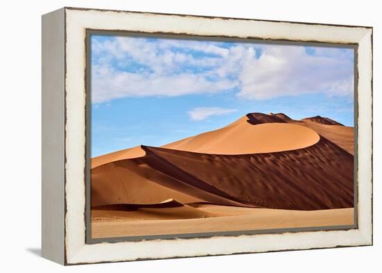 Sand dunes, Sossusvlei UNESCO World Heritage Site, Namibia-Eric Baccega-Framed Premier Image Canvas