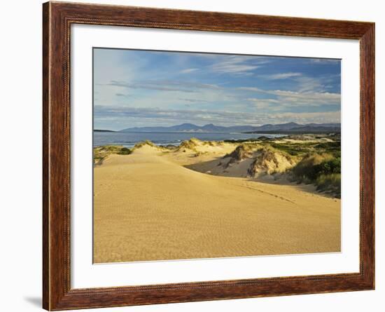 Sand Dunes, St. Helens Conservation Area, St. Helens, Tasmania, Australia, Pacific-Jochen Schlenker-Framed Photographic Print