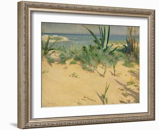 Sand Dunes, Tangier, 1892-Alexander Mann-Framed Giclee Print