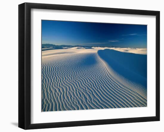 Sand Dunes, White Sands National Park, New Mexico, USA-Steve Vidler-Framed Photographic Print