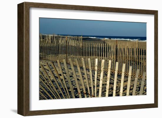 Sand Fence, 2020, (Photograph)-Anthony Butera-Framed Giclee Print