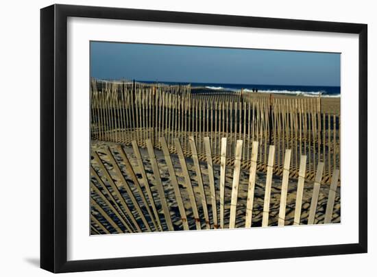 Sand Fence, 2020, (Photograph)-Anthony Butera-Framed Giclee Print