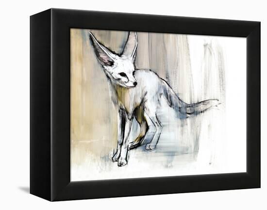 Sand Fox, 2009-Mark Adlington-Framed Premier Image Canvas