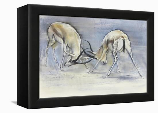 Sand Gazelles, 2009-Mark Adlington-Framed Premier Image Canvas