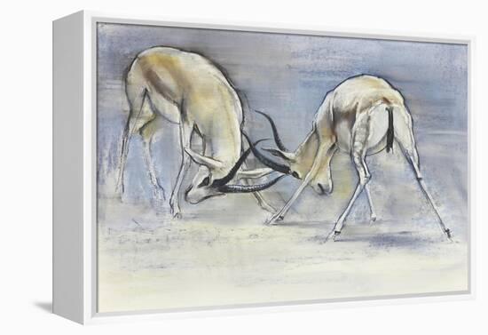 Sand Gazelles, 2009-Mark Adlington-Framed Premier Image Canvas