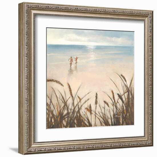 Sand Grasses-Paulo Romero-Framed Art Print