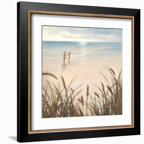 Sand Grasses-Paulo Romero-Framed Art Print