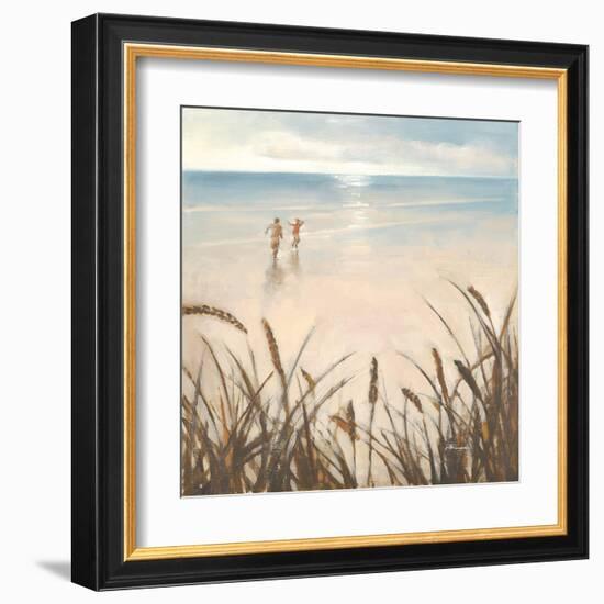 Sand Grasses-Paulo Romero-Framed Art Print