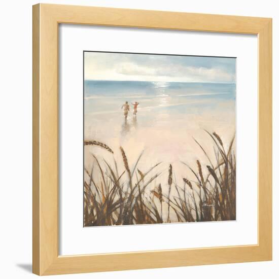 Sand Grasses-Paulo Romero-Framed Art Print