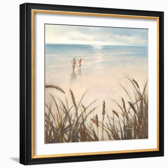 Sand Grasses-Paulo Romero-Framed Art Print