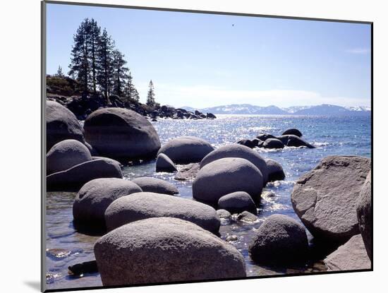 Sand Harbor Beach, Lake Tahoe, Nevada ‘88-Monte Nagler-Mounted Photographic Print