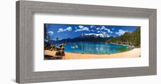 Sand Harbor Lake Tahoe-null-Framed Art Print