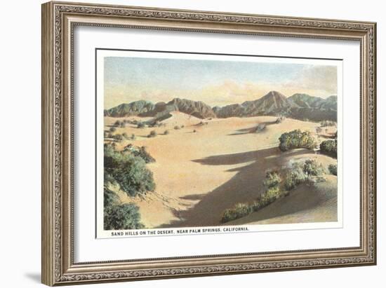 Sand Hills, Palm Springs-null-Framed Premium Giclee Print