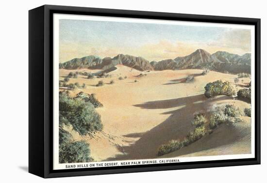 Sand Hills, Palm Springs-null-Framed Stretched Canvas