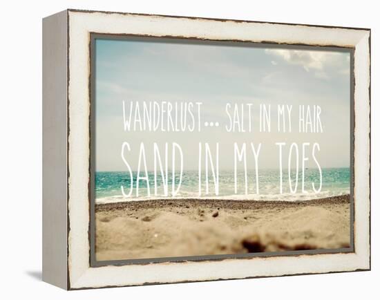 Sand in My Toes-Sarah Gardner-Framed Stretched Canvas