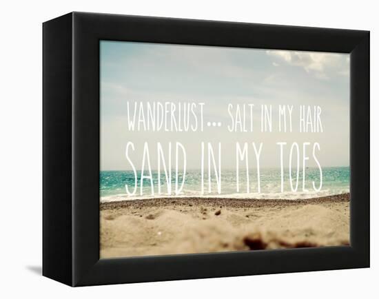 Sand in My Toes-Sarah Gardner-Framed Stretched Canvas