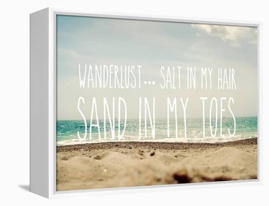Sand in My Toes-Sarah Gardner-Framed Stretched Canvas