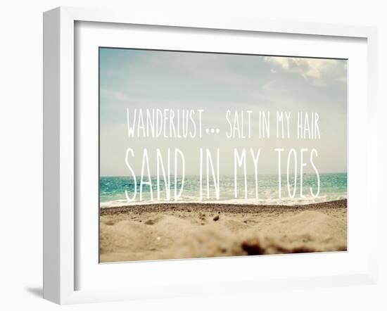 Sand in My Toes-Sarah Gardner-Framed Art Print